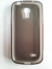Силиконов гръб за Samsung i9190 Galaxy S4 mini с тапички Черен